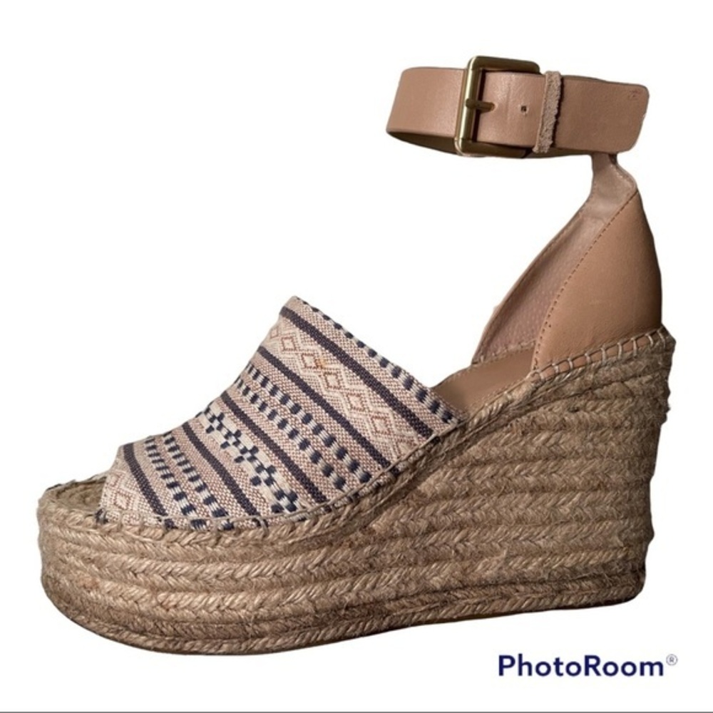 MARC FISHER Adeline Espadrille Wedge Sandals